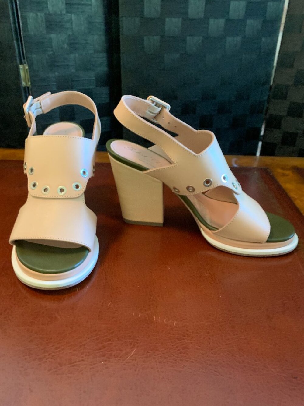 Robert Clergerie Adale sandals with heel, size 38 1/2